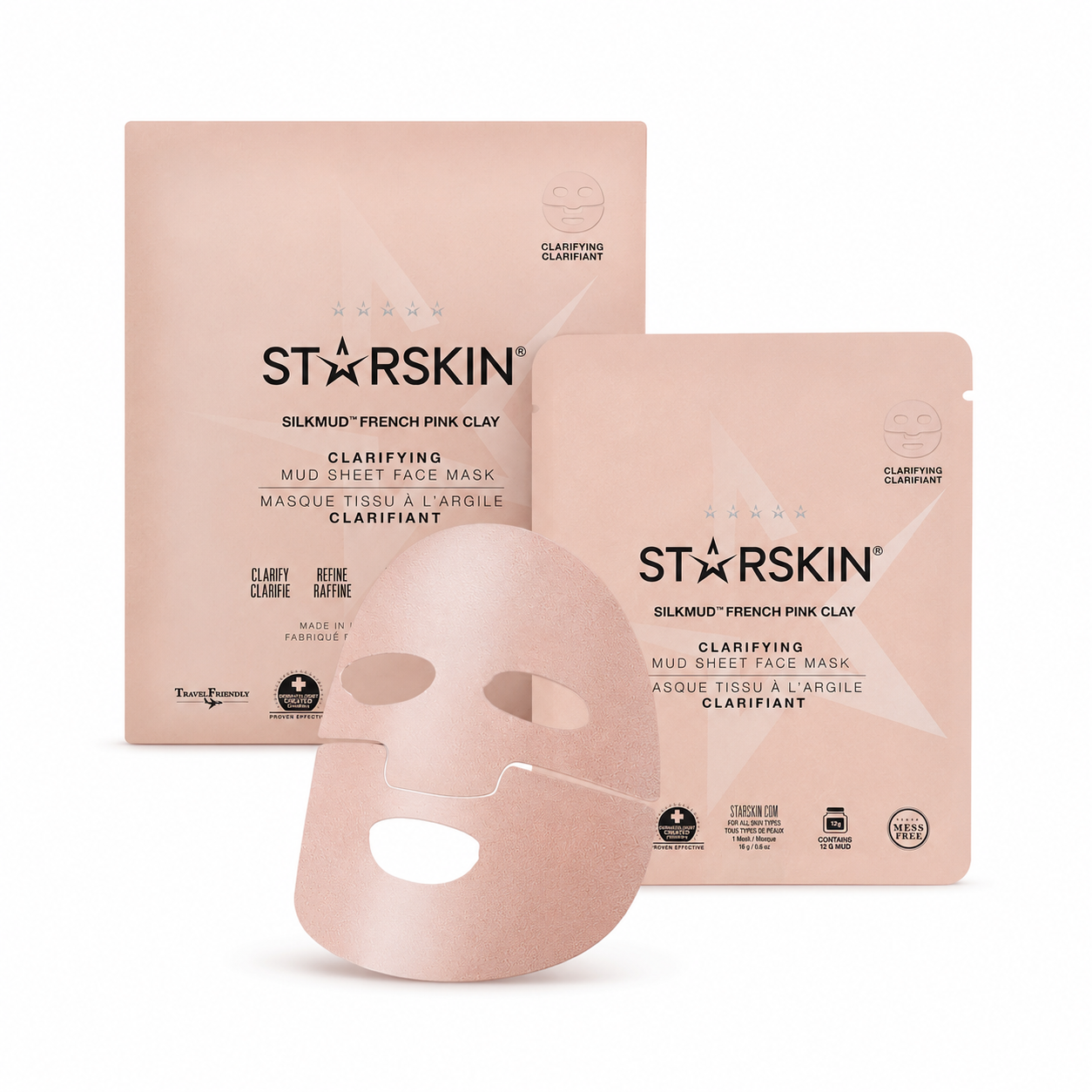 Starskin French Pink Clay Purifying Face Maskstar