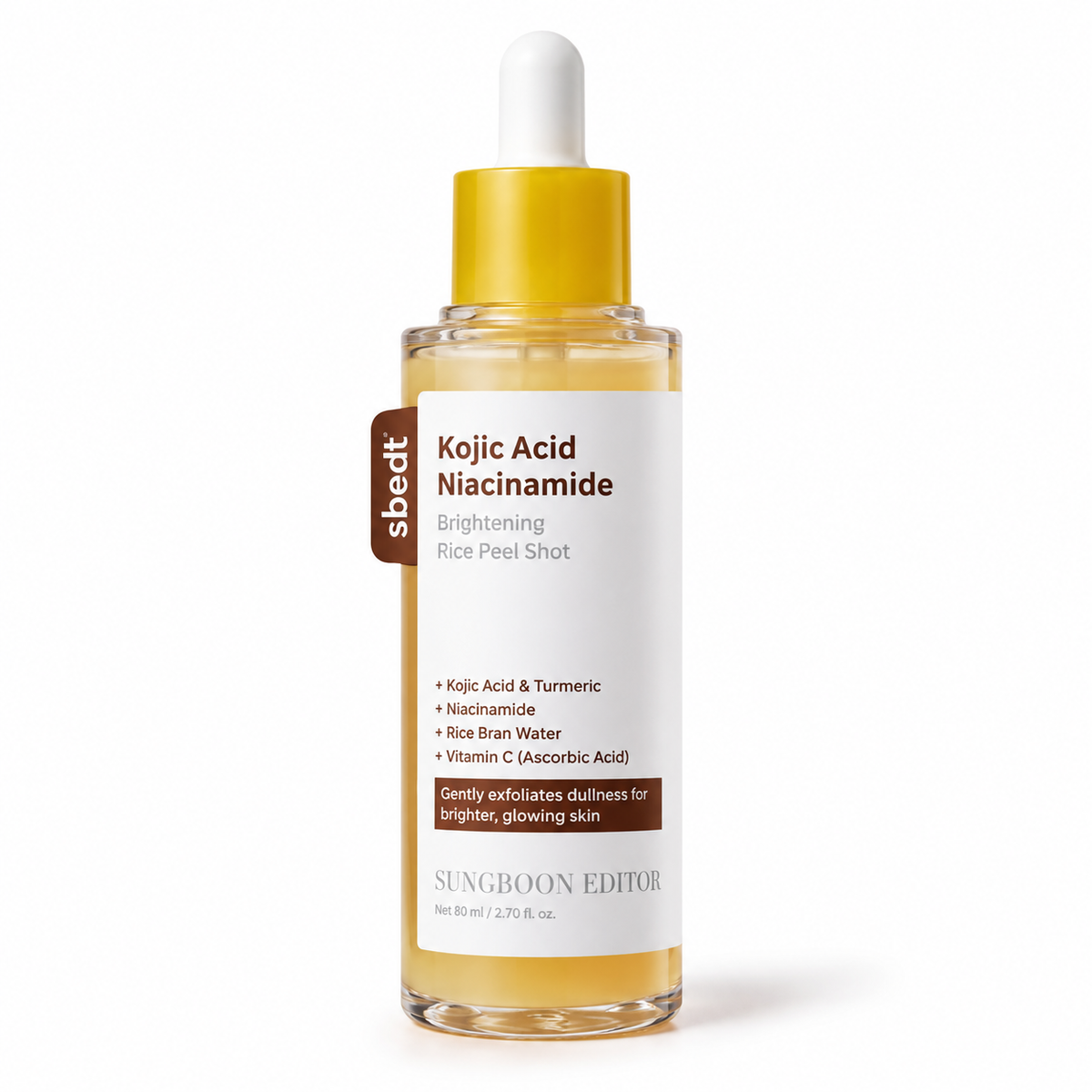 Sungboon Editor Kojic Acid Niacin Brightening Rice Peel Shot 80 ml
