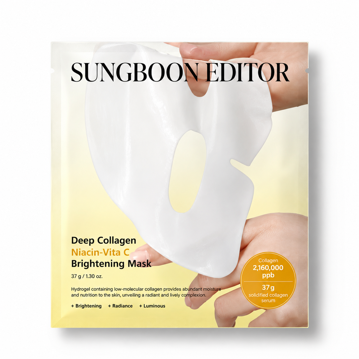 Sungboon Editor Deep Collagen Niacin Vitamin C Brightening Mask 1 pz
