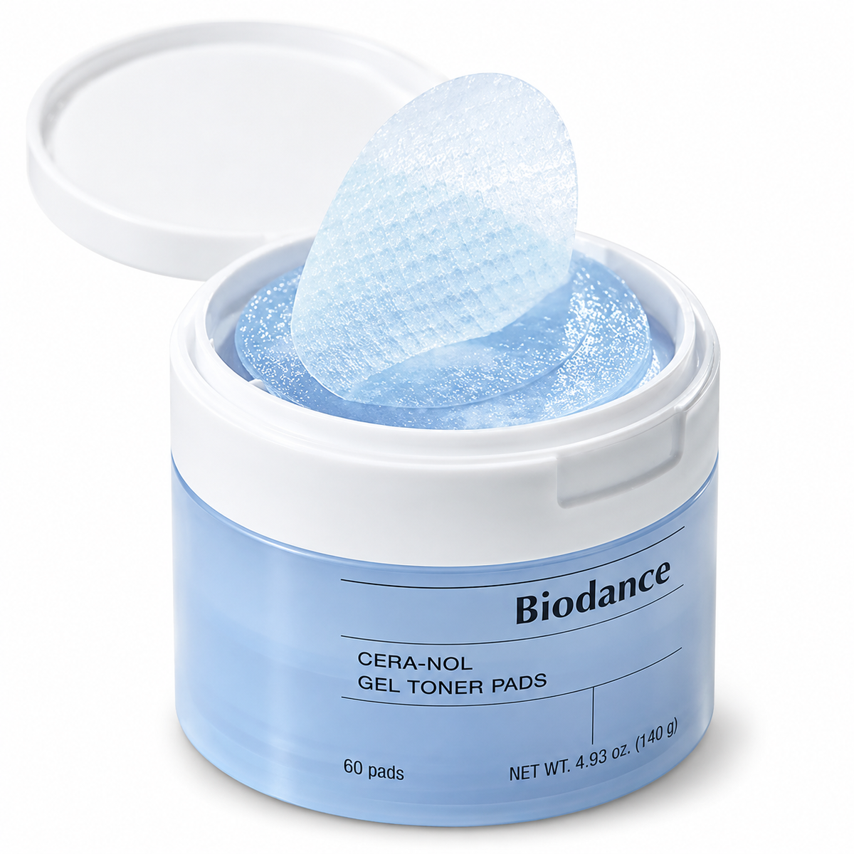 Biodance - Cera-Nol Gel Toner Pads - Gel Facial Moisturizing Pads - 60Pcs