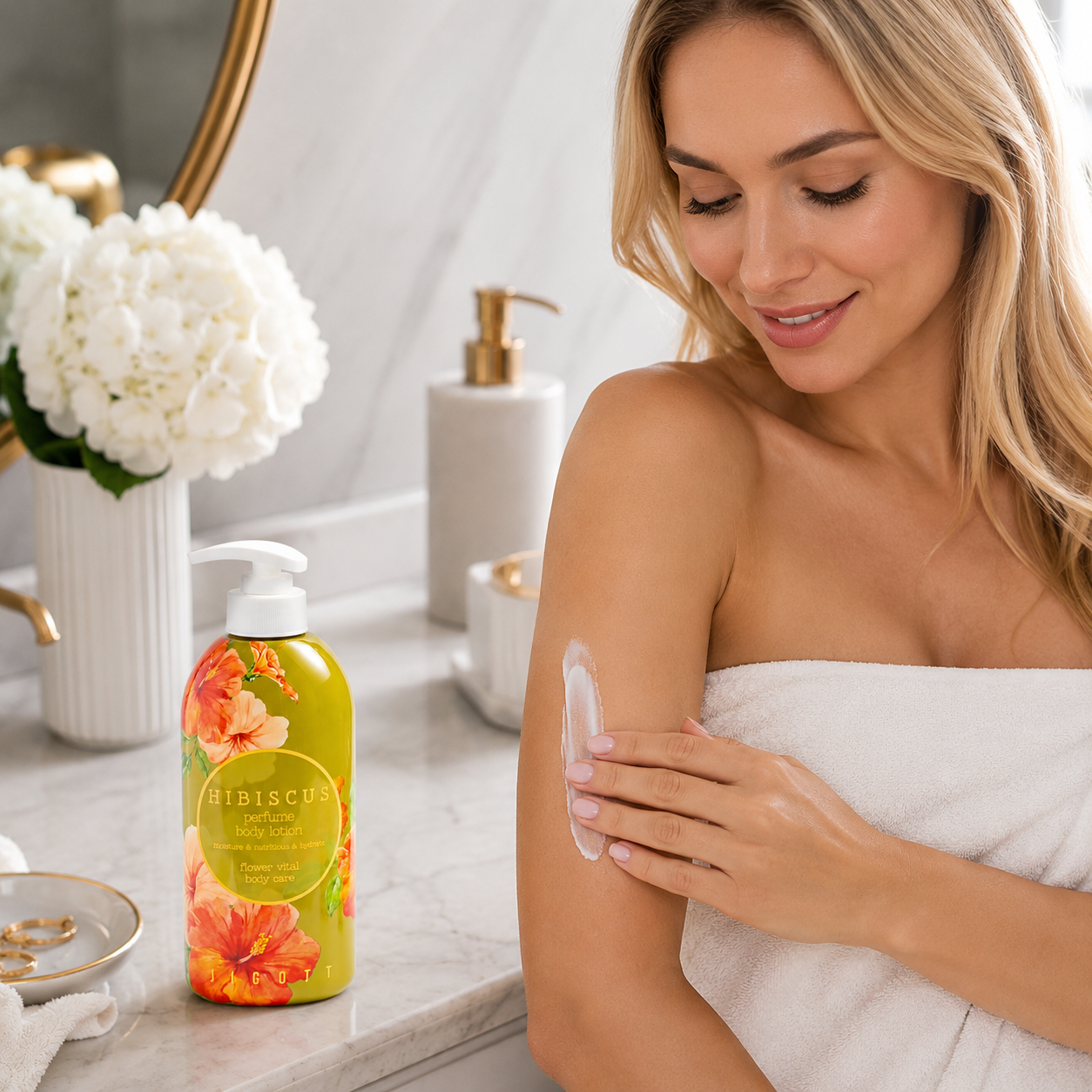 Jigott Hibiscus Perfume Body Lotion 500 ml