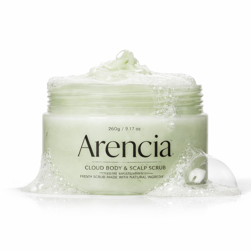 Arencia Fresh Cloud Body & Scalp Scrub Geranium & Primrose 260G
