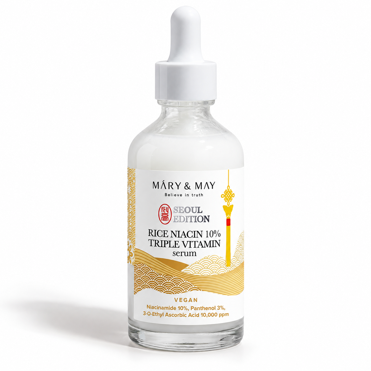 Mary&May - Seoul Edition Vegan Rice Niacin 10% Triple Vitamin Serum, 80ml