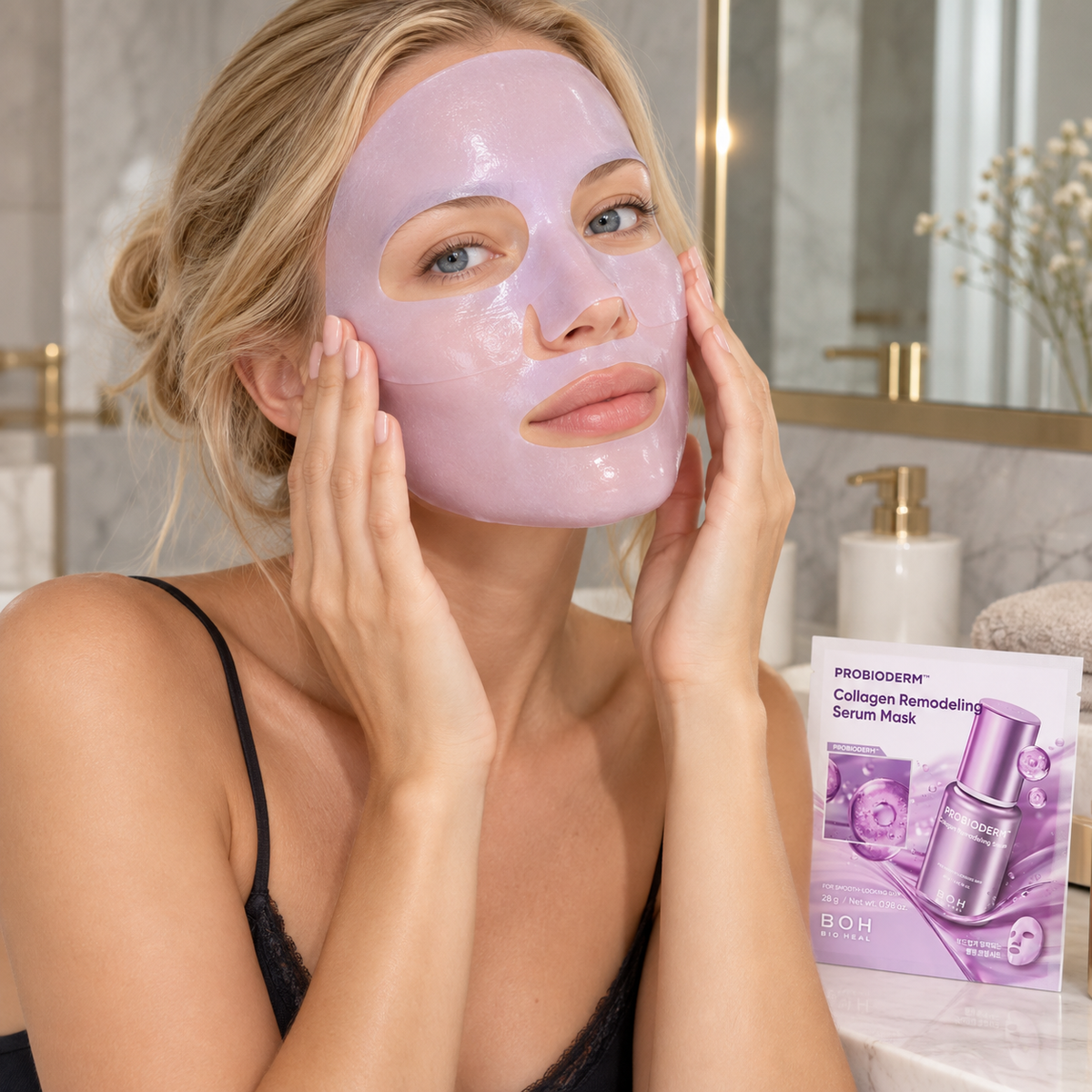 Bioheal Bho Probioderm Collagen Remodeling Serum Mask 1 pz