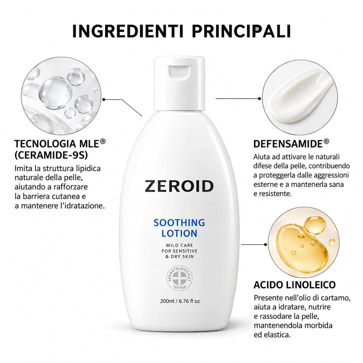 Zeroid Soothing Lotion 200 ml