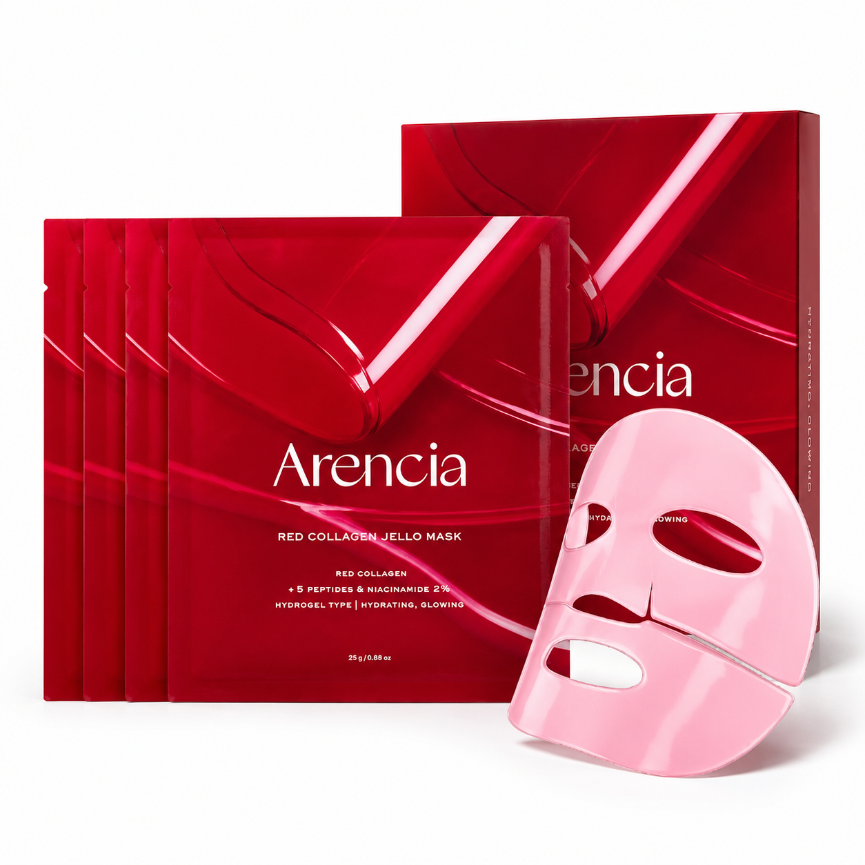 Arencia Red Collagen Jelly Mask 25 gr