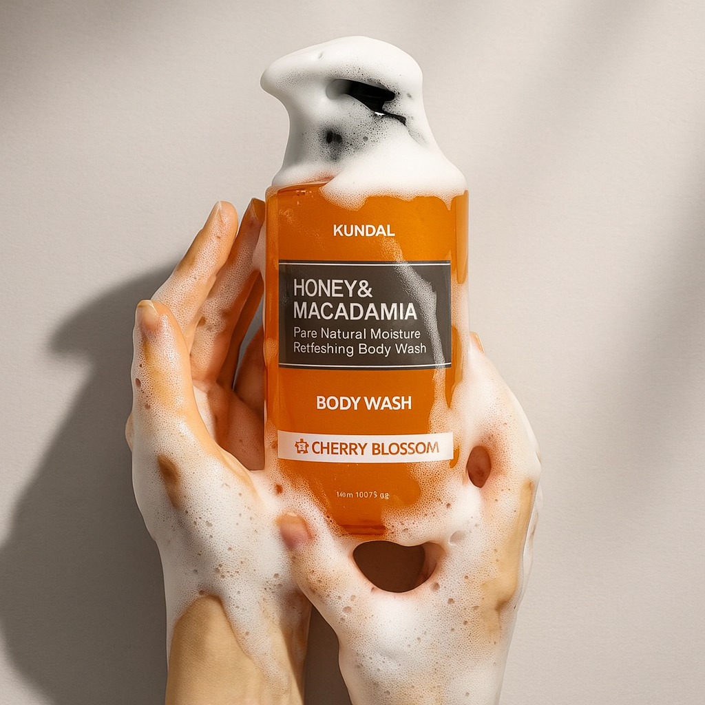 Kundal Honey&Macadamia Baby Powder Pure Body Wash 500 ml