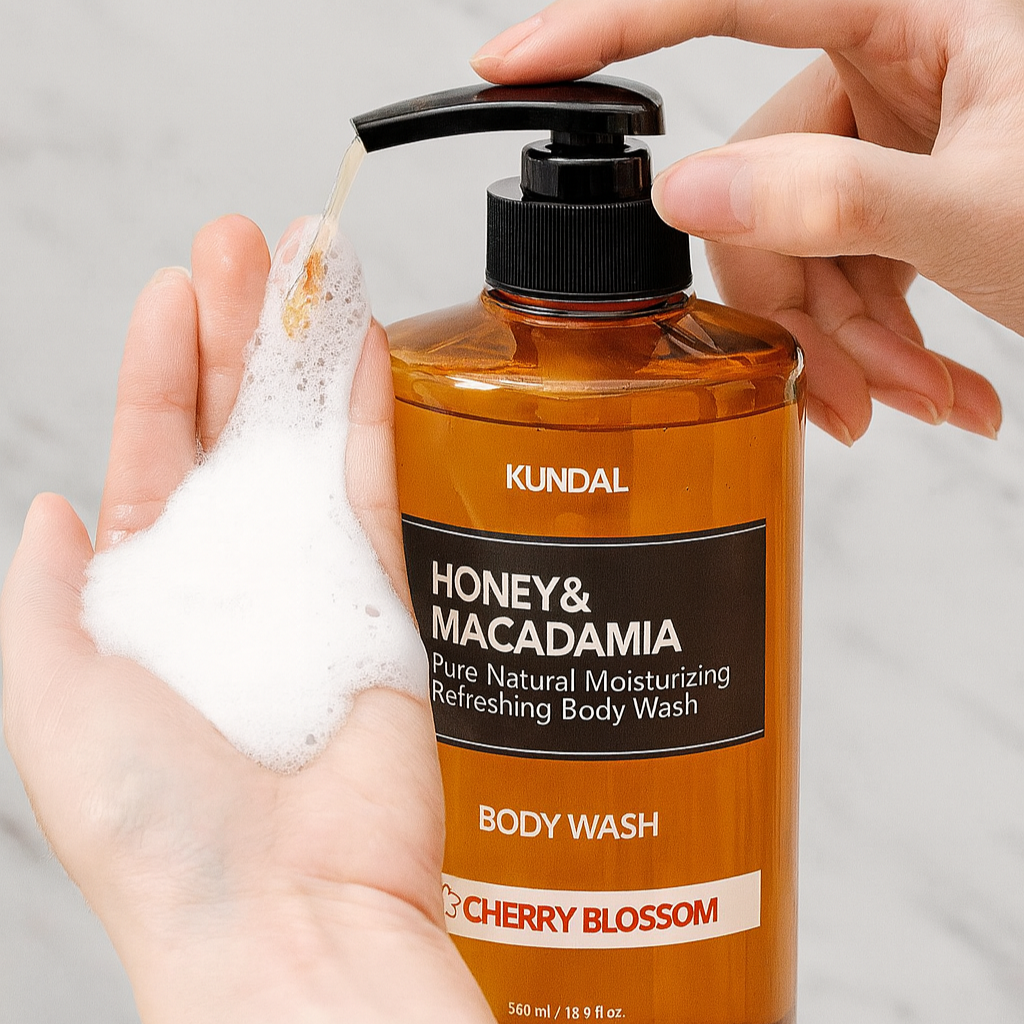 Kundal Honey&Macadamia Cherry Blossom Pure Body Wash 500 ml