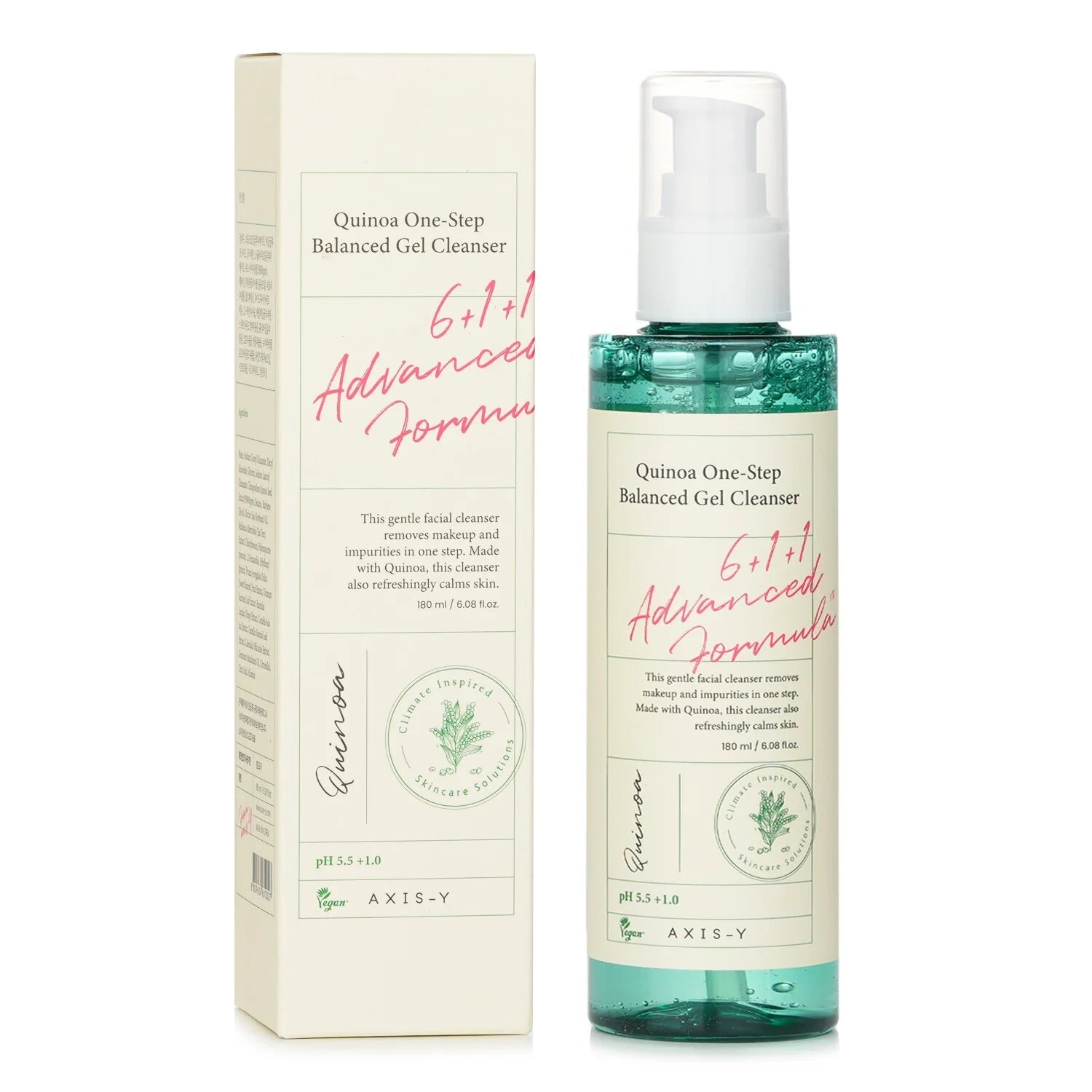 Axis-Y Quinoa One-Step Balanced Gel Cleanser 180 ml