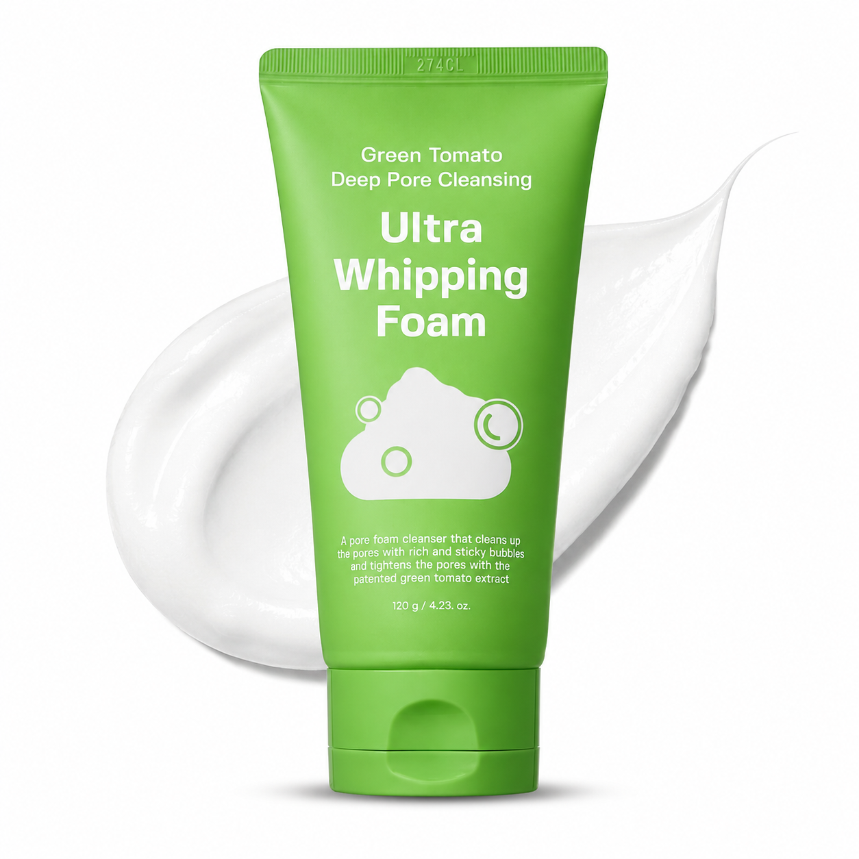 Sungboon Editor Green Tomato Deep Pore Cleansing Ultra Whipping Foam 120Gr