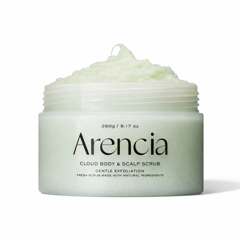 Arencia Fresh Cloud Body & Scalp Scrub Geranium & Primrose 260G