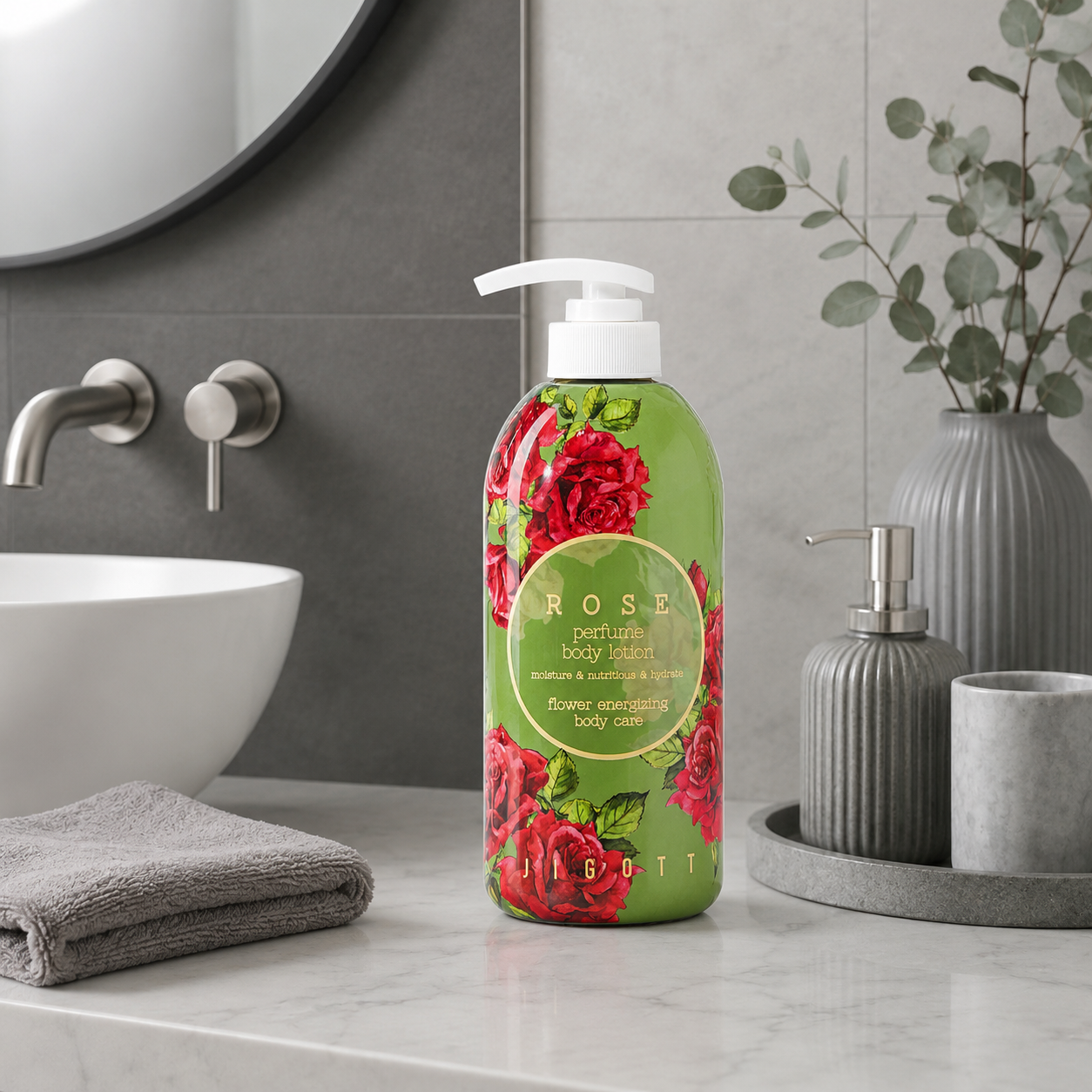Jigott Rose Perfume Body Lotion 500 ml