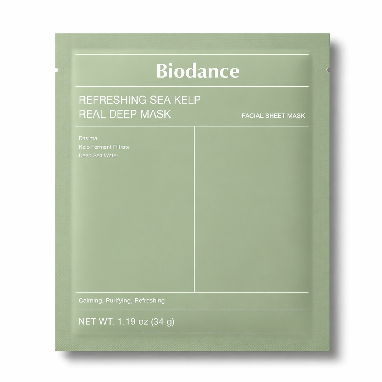 Biodance Refreshing Sea Kelp Real Deep Mask 1 pz