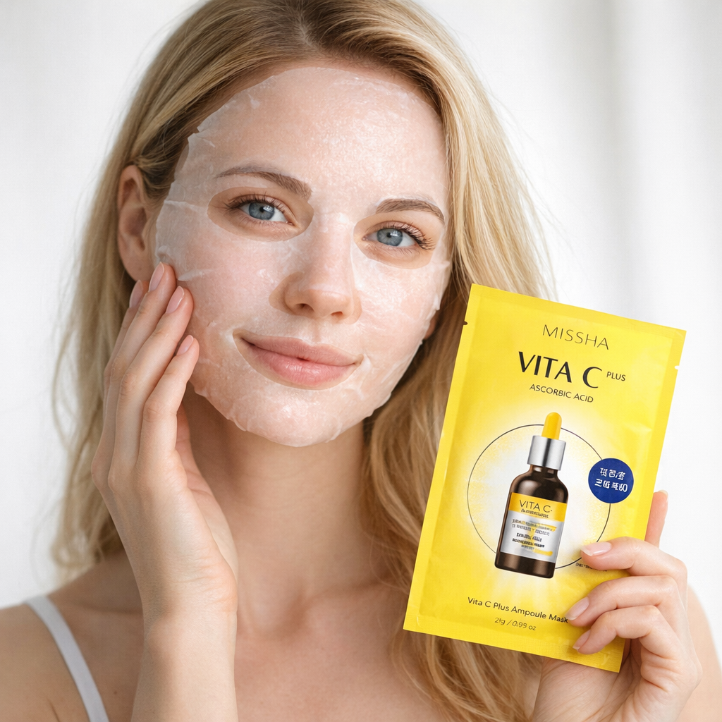 Missha Vita C Plus Spot Correcting Ampoule Mask 26 ml