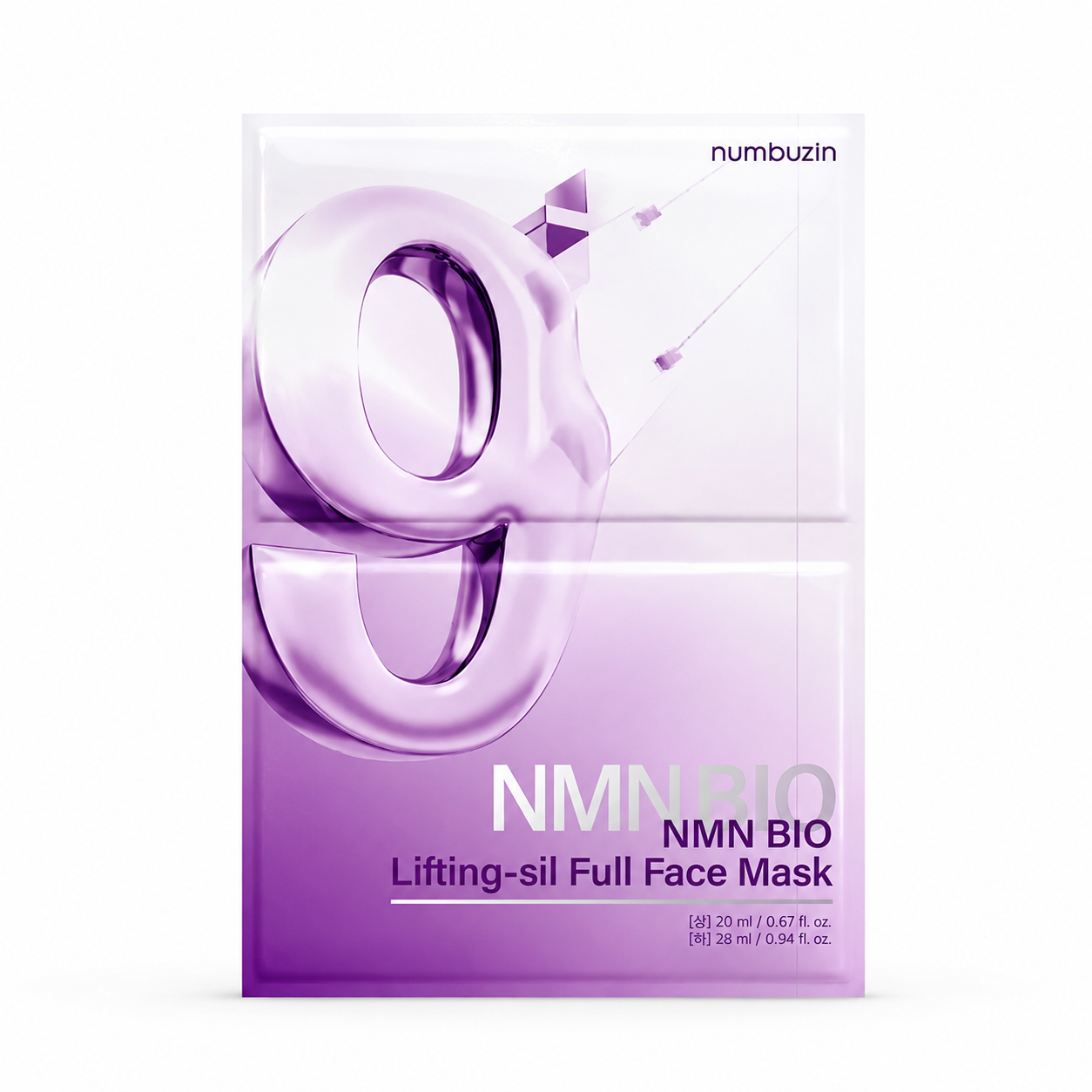 Numbuzin No. 9 NAD+ BIO Lifting-sil Full Face Mask 1 pz