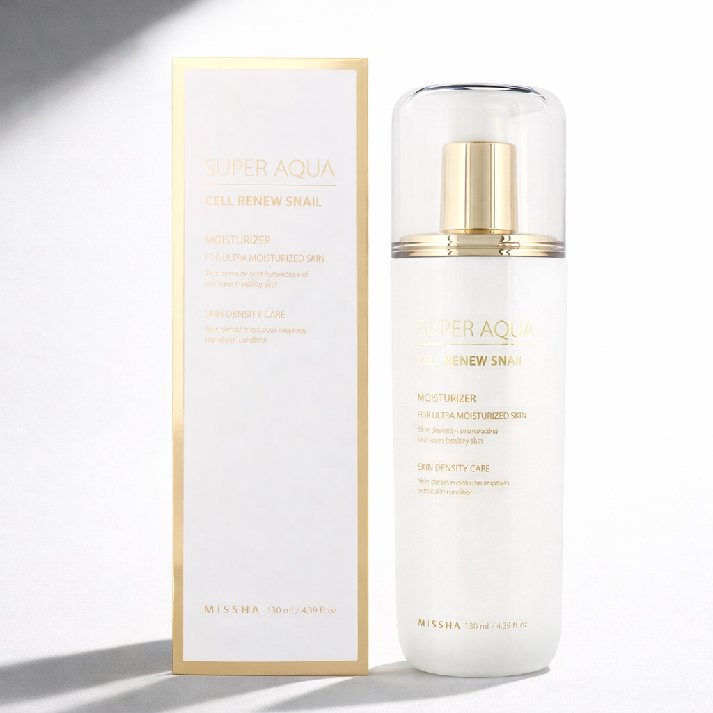 Missha Super Aqua Cell Renew Snail Essential Moisturizer 130 ml