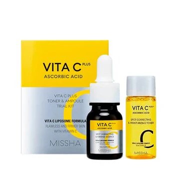 Missha Vita C Plus Toner & Ampoule Trial Kit
