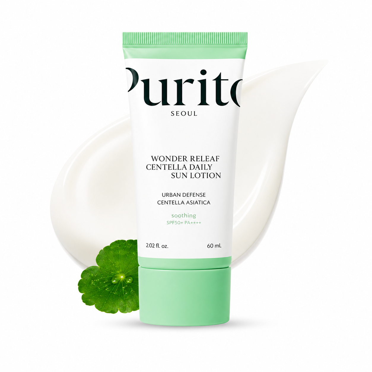 Purito Wonder Releaf Centella Daily Sun Lotion  SPF 50+ PA ++++ 60 ml
