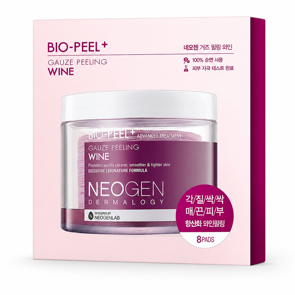 Neogen Bio-Peel Gauze Peeling - Wine (8 Pads)