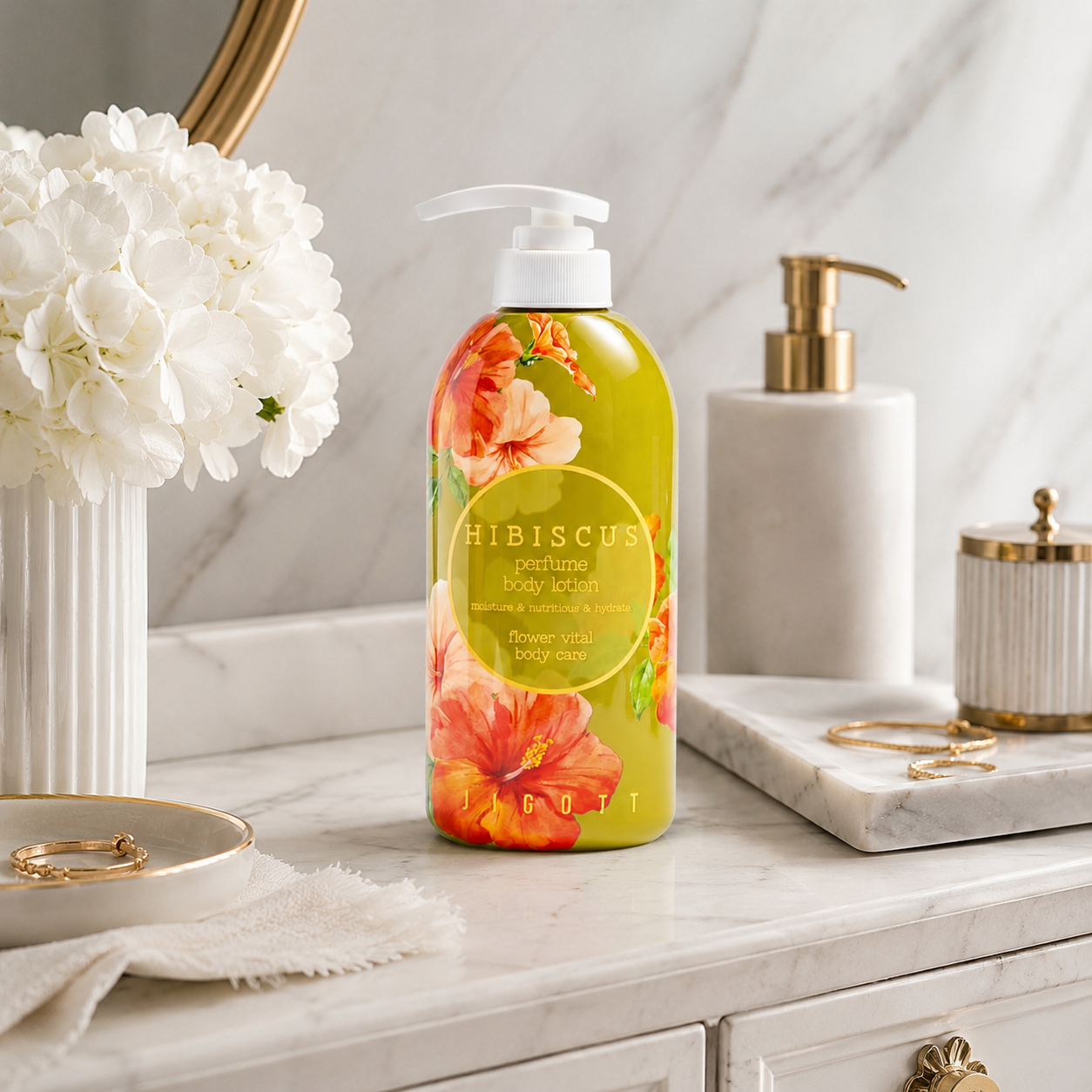 Jigott Hibiscus Perfume Body Lotion 500 ml