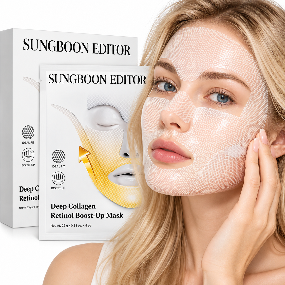Sungboon Editor Deep Collagen Retinol Boost-Up Mask 1 pz