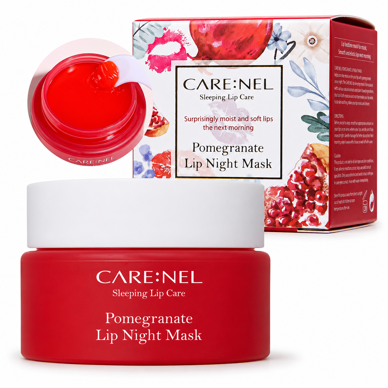 Carenel Pomegranate Lip Night Mask 23 gr