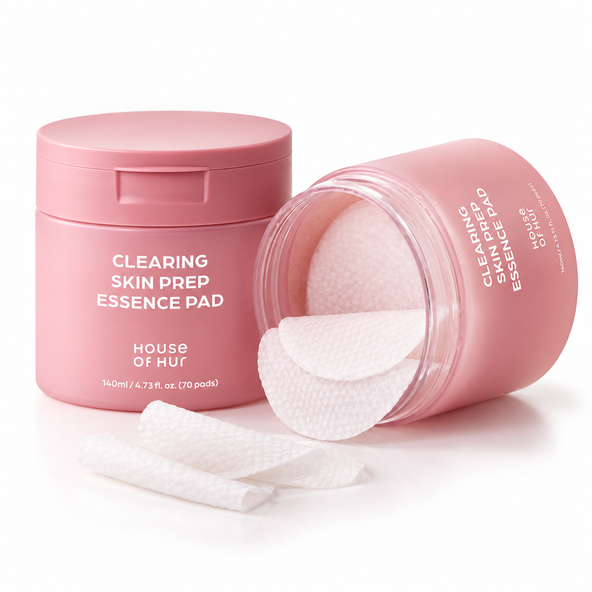House of Hur Clearing Skin Prep Essence Pad 70 pz