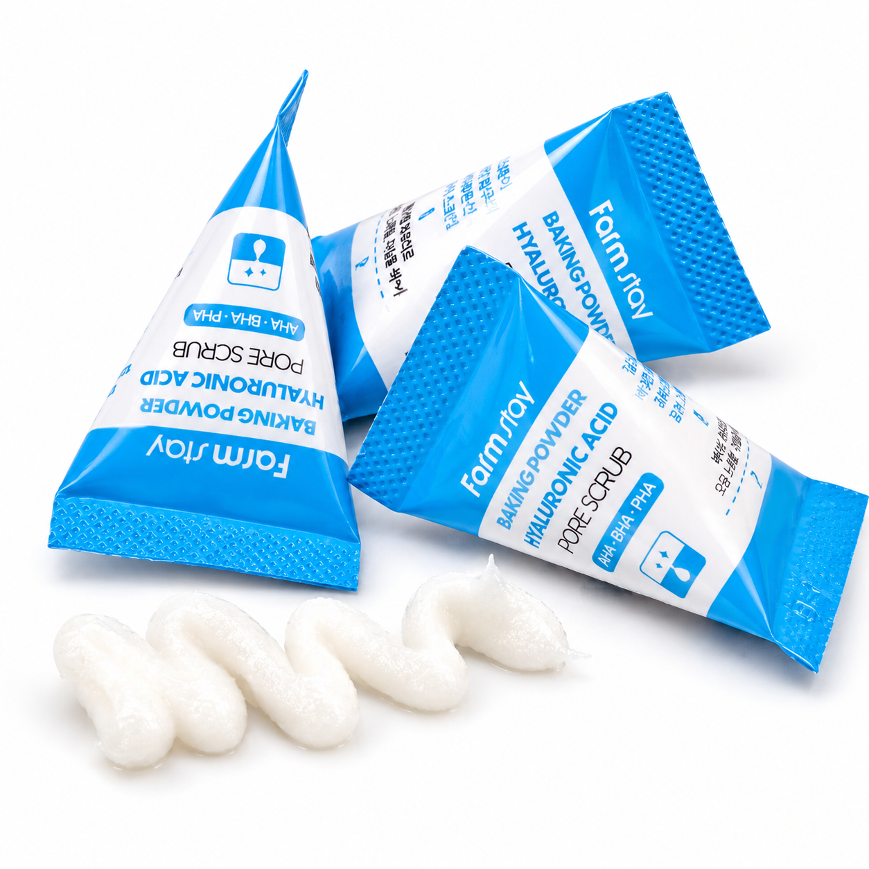 Farm Stay Hyaluronic Acid Baking Powder Pore Scrub, 1 Pcs*7 ml
