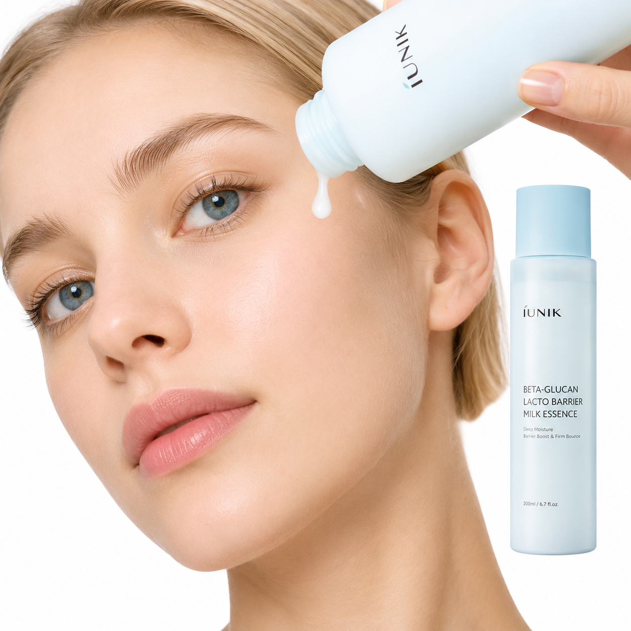Iunik Beta-Glucan Lacto Barrier Milk Essence 200 ml