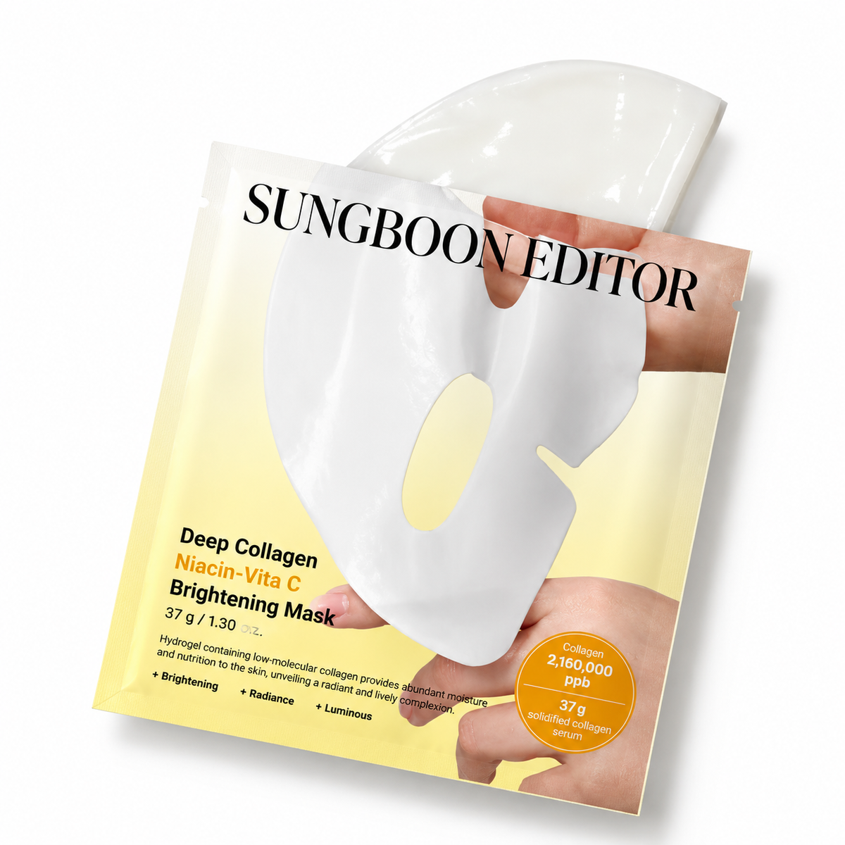 Sungboon Editor Deep Collagen Niacin Vitamin C Brightening Mask 1 pz