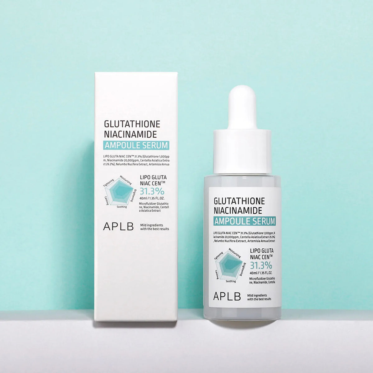APLB Glutathione Niacinamide Ampoule Serum 40 ml