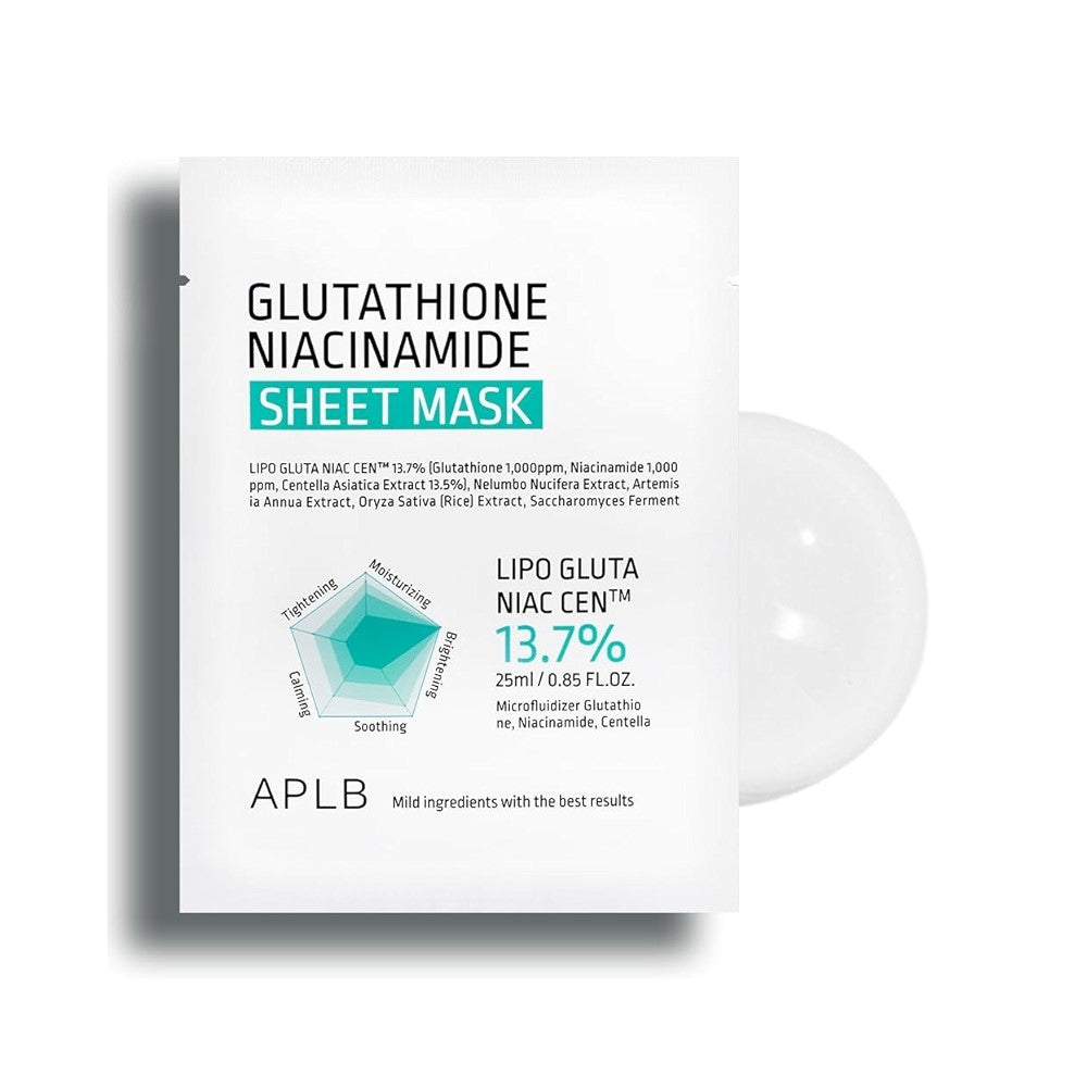 APLB Glutathione Niacinamide Sheet Mask