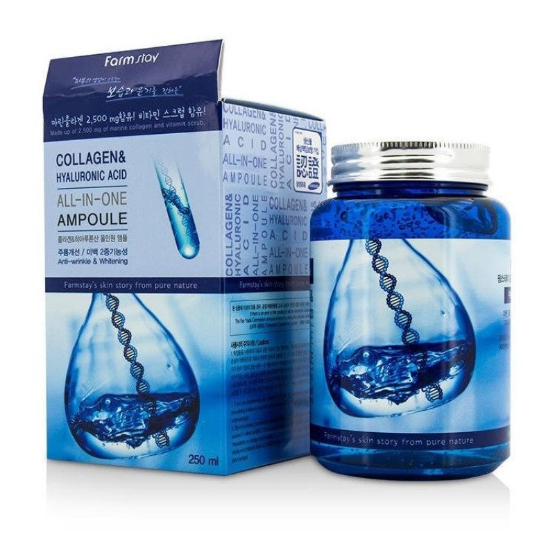 Farmstay Collagen & Hyaluronic Acid All-In-One Ampoule 250 ml