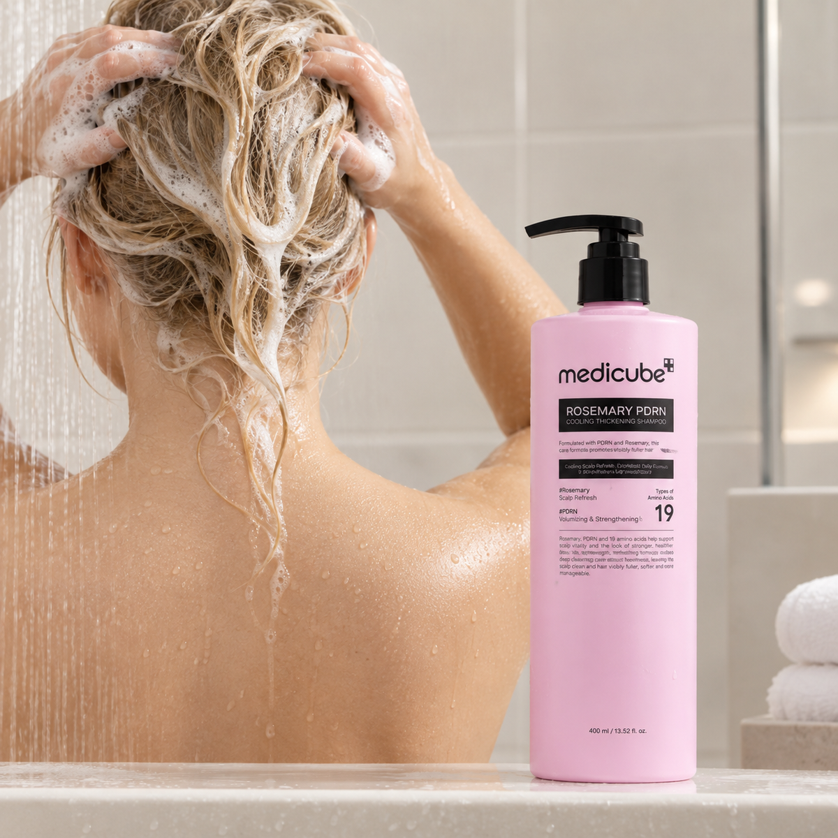Medicube Rosemary PDRN Cooling Thickening Shampoo 400 ml