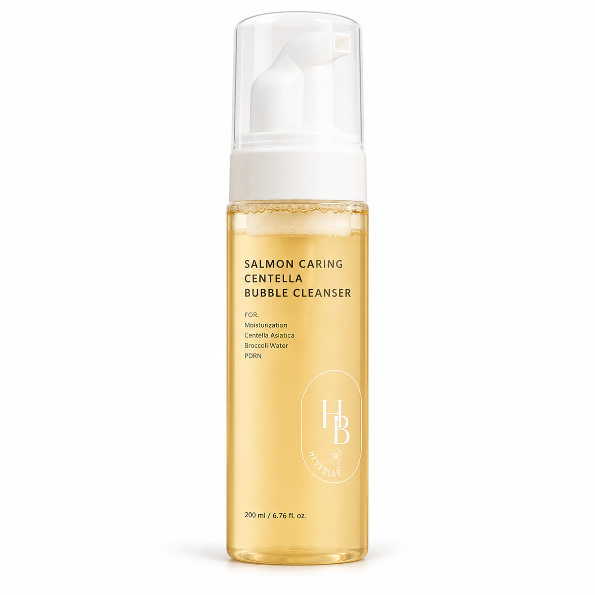 Heveblue Salmon Caring Centella Bubble Cleanser 200 ml