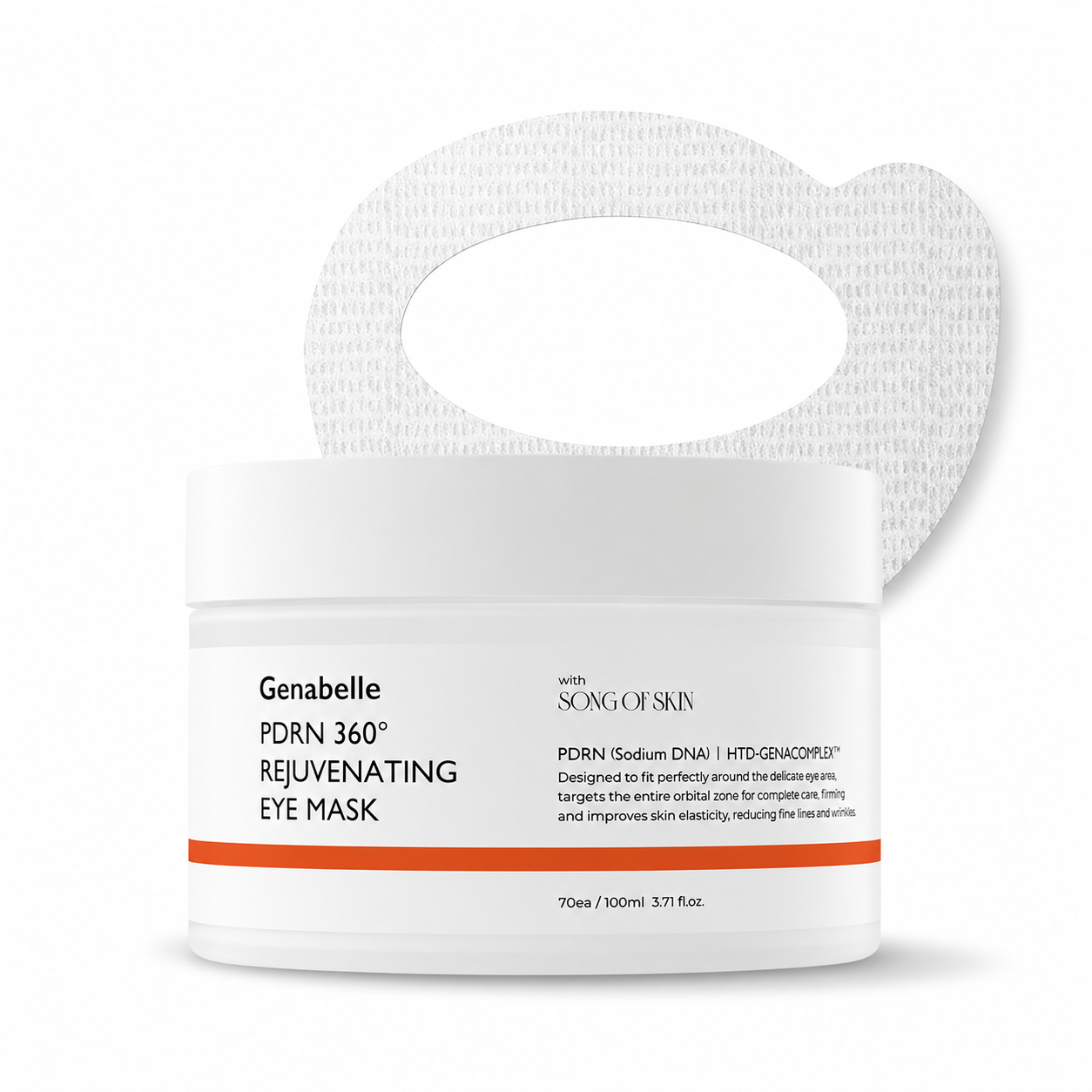 Genabelle PDRN 360° Rejuvenating Eye Mask 70 pcs