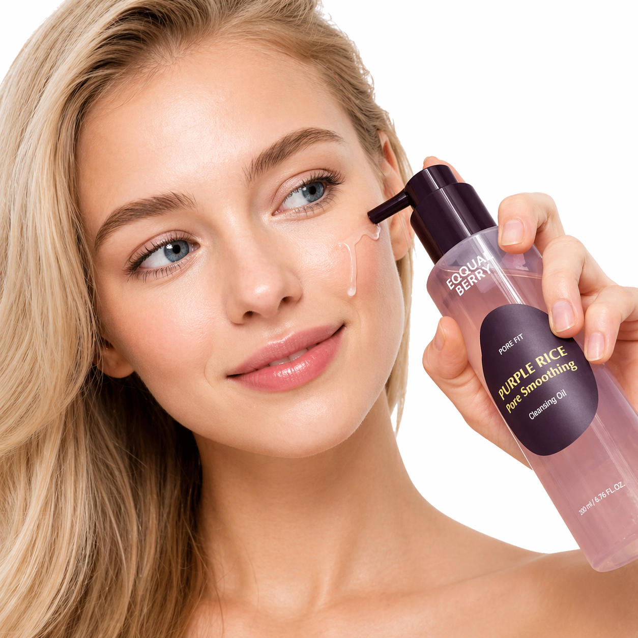 Eqqualberry Purple Rice Pore Smoothing Cleansing Oil - 200ml