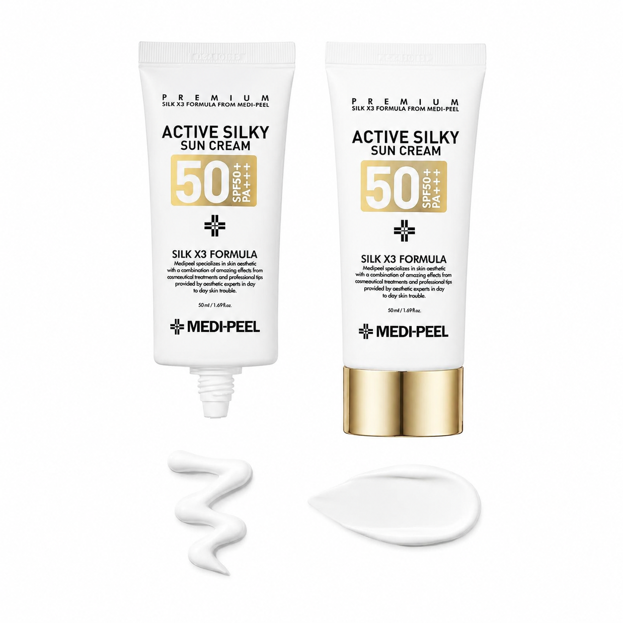 Medi-Peel Active Silky Sun Cream SPF50+ PA+++ 50 ml