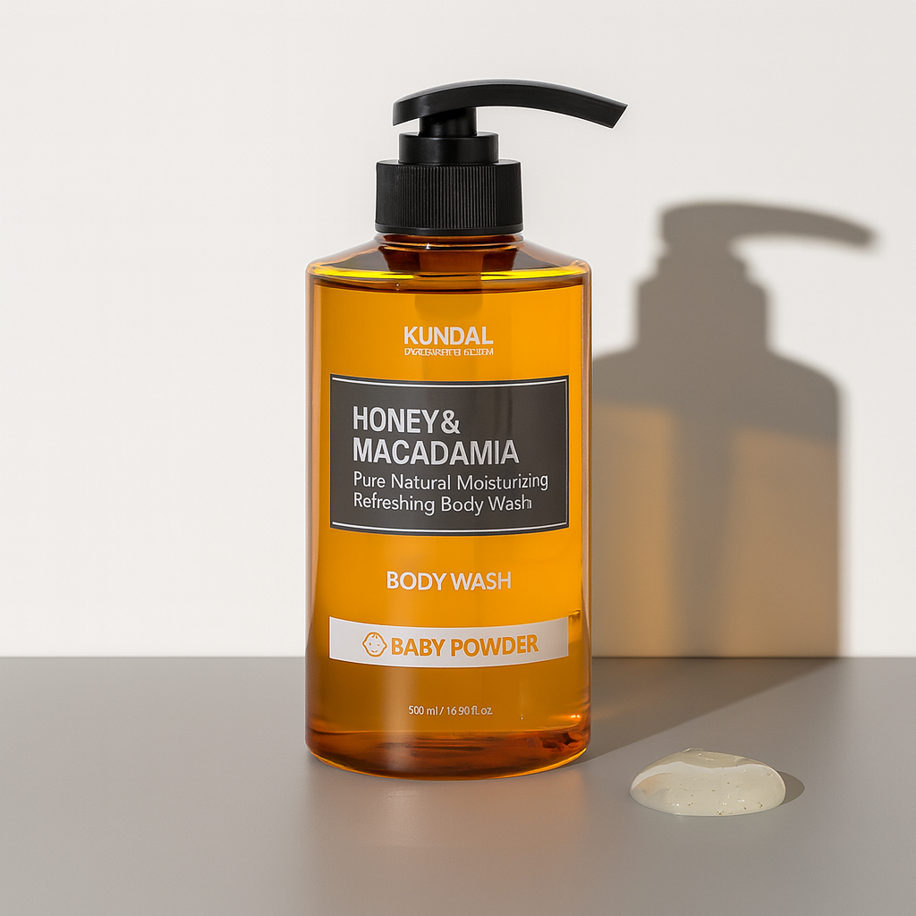 Kundal Honey&Macadamia Baby Powder Pure Body Wash 500 ml