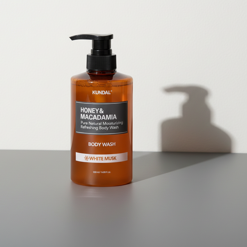 Kundal Honey&Macadamia White Musk Pure Body Wash 500 ml