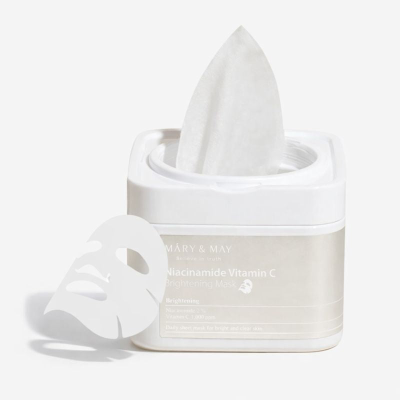 Mary & May Niacinamide Vitamin C Brightening Mask 30 pz