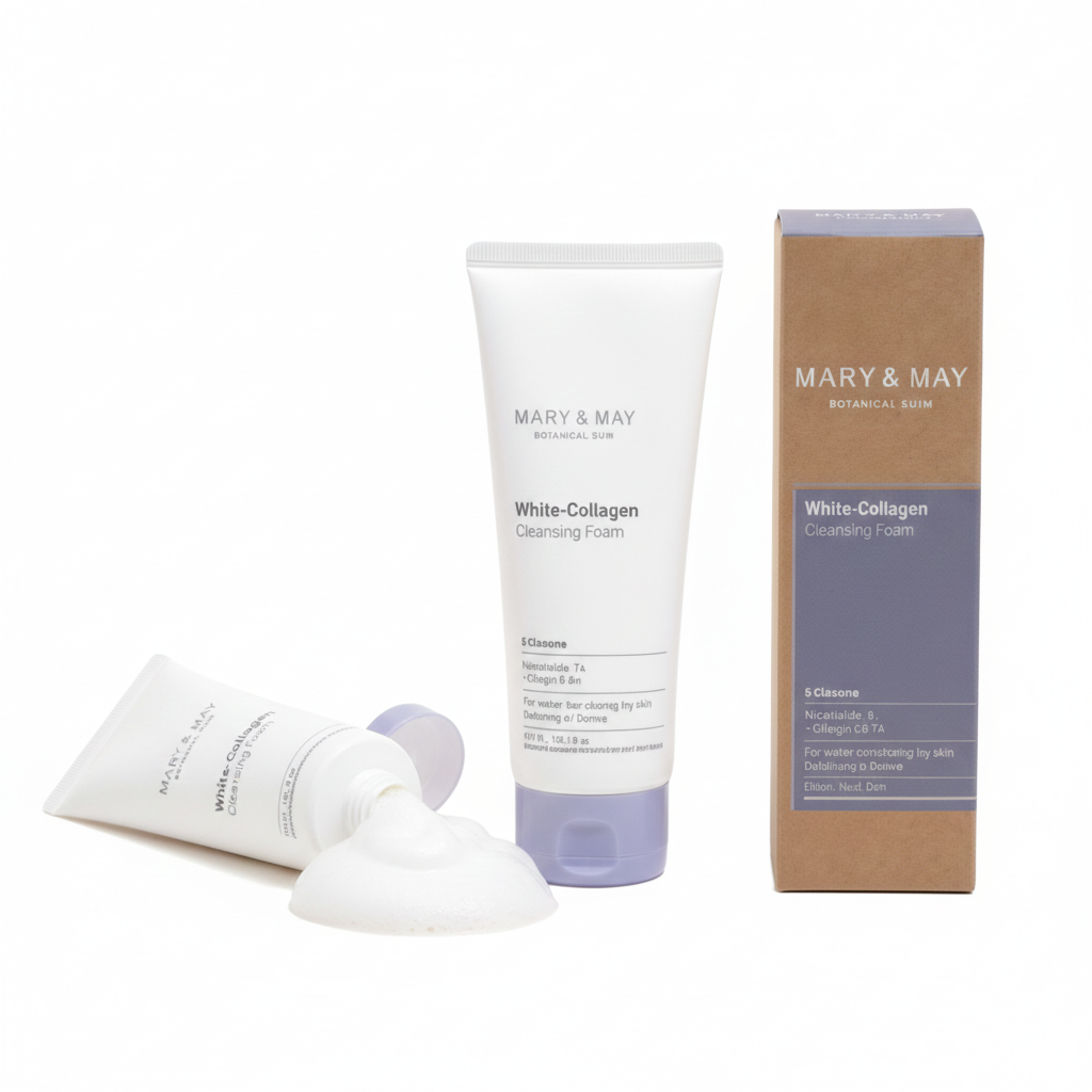 Mary & May White Collagen Cleansing Foam 150 ml