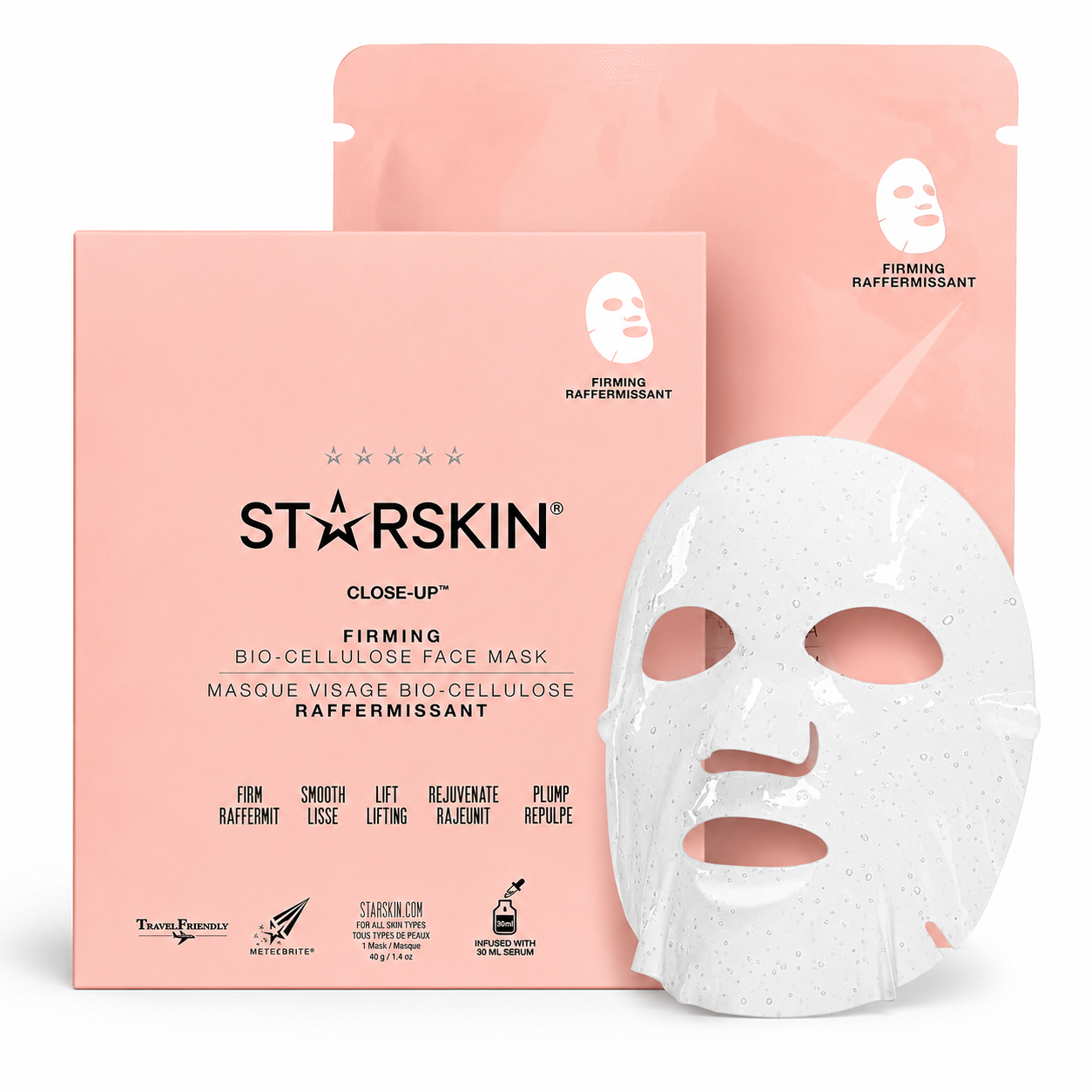 Starskin Firming Bio-Cellulose Face Mask Single Close-Up
