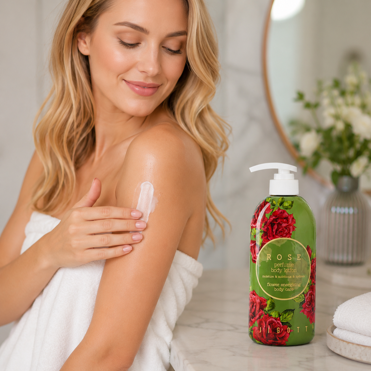 Jigott Rose Perfume Body Lotion 500 ml