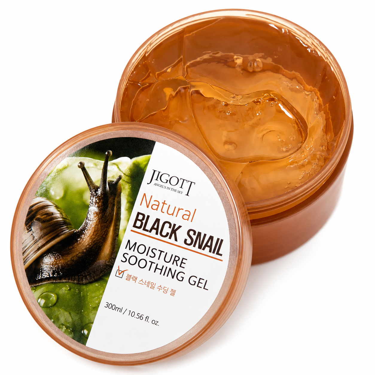 Jigott Natural Black Snail Moisture Soothing Gel 300ml