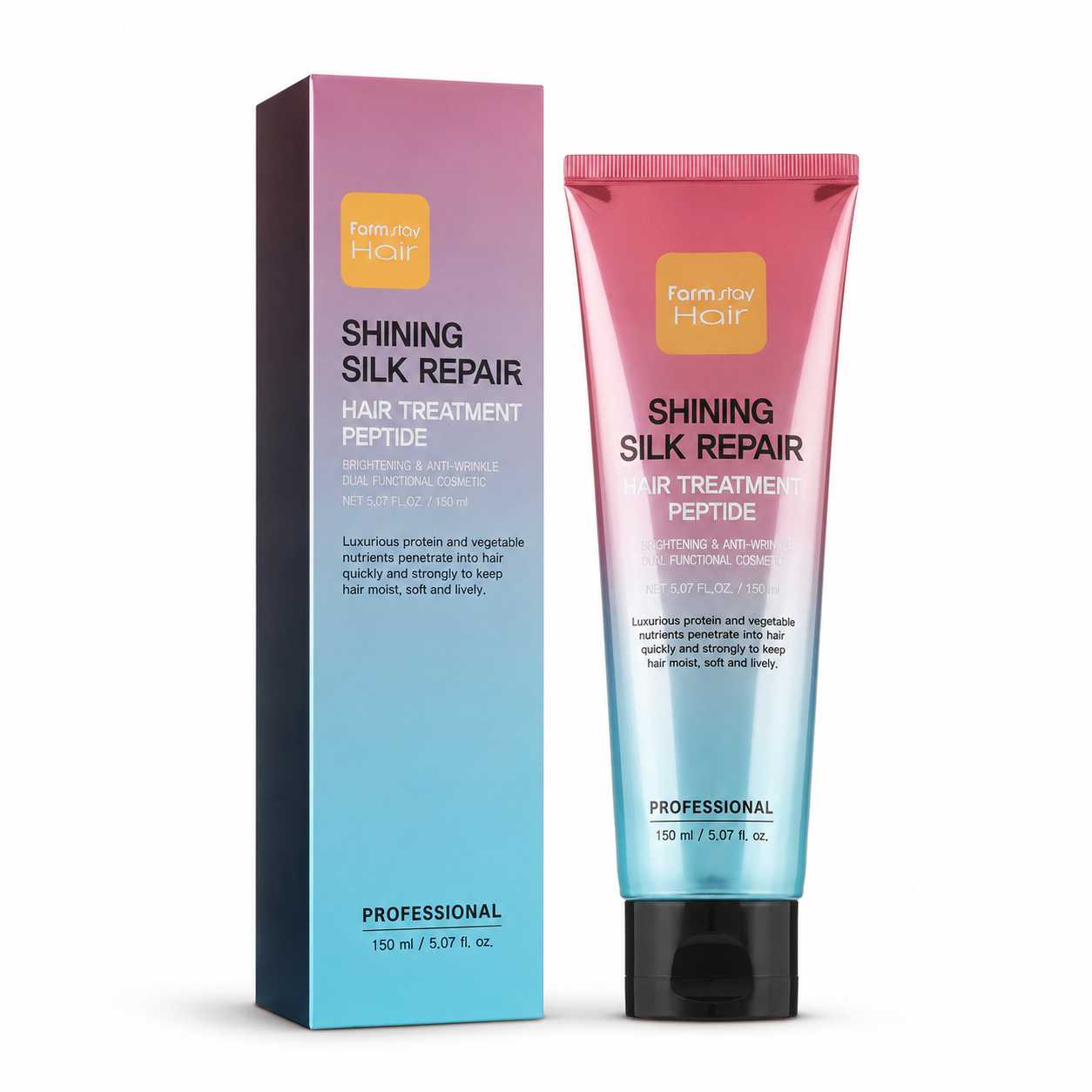 Farmstay Shining Silk Repair Hair Treatment Peptide 150ml