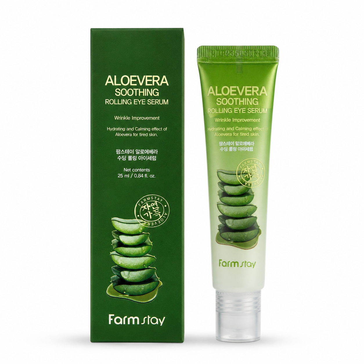 Farmstay Aloe Vera Soothing Rolling Eye Serum 25 ml