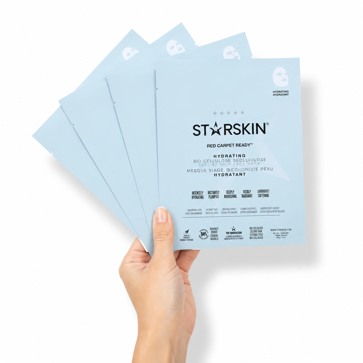 Starskin Hydrating Face Mask Single Red Carpet Ready
