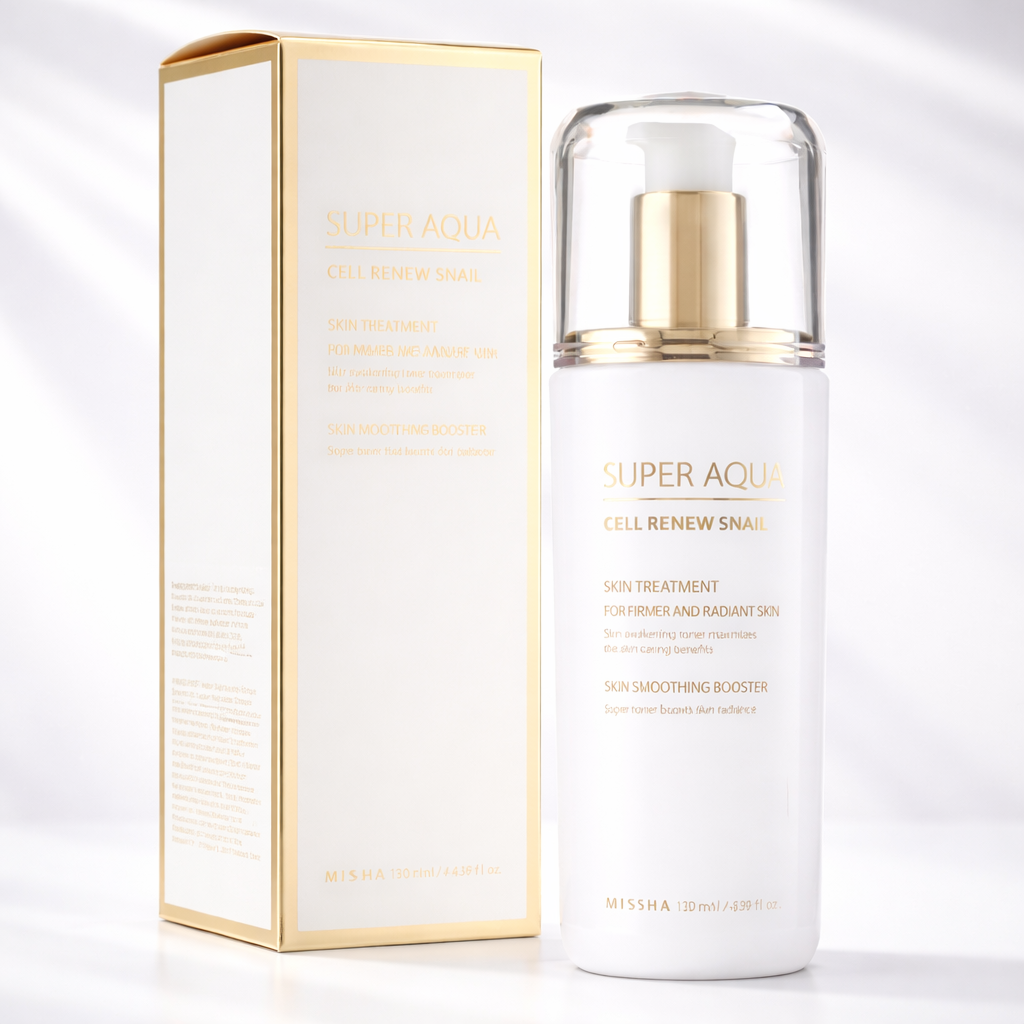 Missha Super Aqua Cell Renew Snail Skin Treatment 130 ml