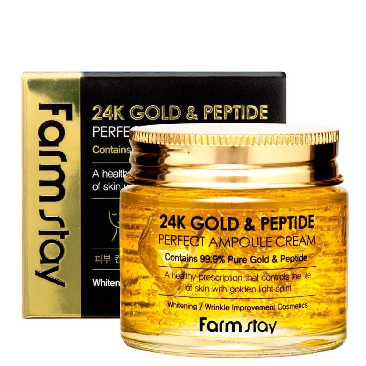 Farmstay 24K Gold & Peptide Perfect Ampoule Cream 80 ml